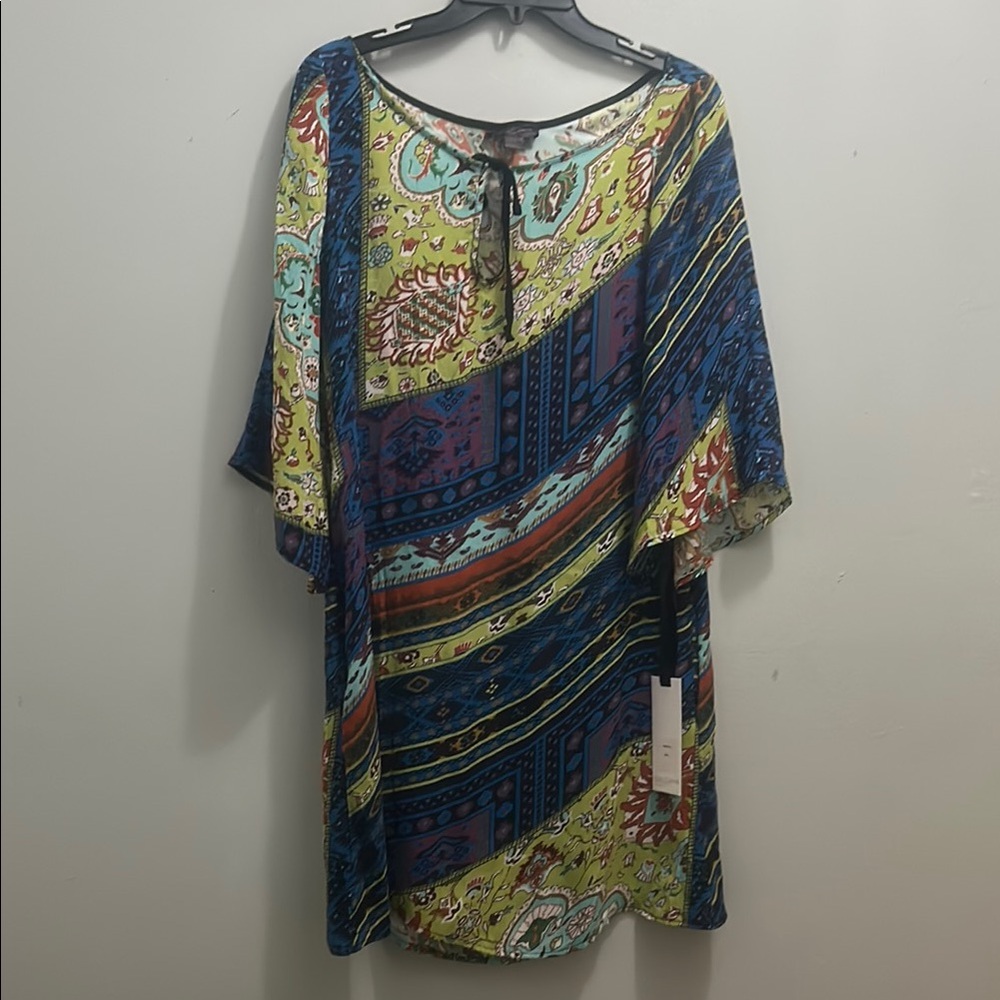 Multicolor Women's Silk Dress